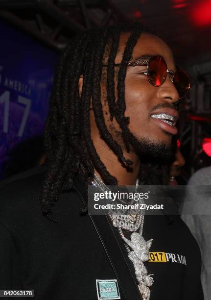 Quavo attends 2017 Made In America - Day 1 at Benjamin Franklin Parkway on September 2, 2017 in Philadelphia, Pennsylvania.