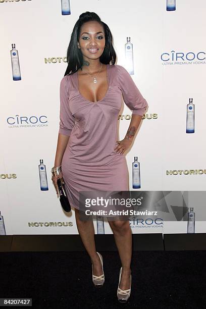 Lola attends the "Notorious" Premiere After Party Presented By Ciroc at Roseland Ballroom on January 7, 2009 in New York City.