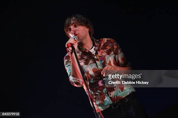 Thomas Mars of Phoenix performs at Electric Picnic Festival at Stradbally Hall Estate on September 2, 2017 in Laois, Ireland.