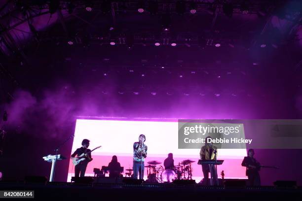 Thomas Mars of Phoenix performs at Electric Picnic Festival at Stradbally Hall Estate on September 2, 2017 in Laois, Ireland.