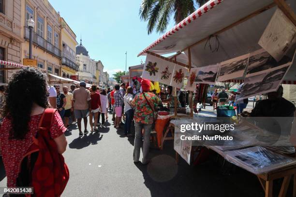 Hundreds of collectors of antiques, artisans and artists exhibit their products in tents along Rua do Lavradio, one of the oldest streets in the...