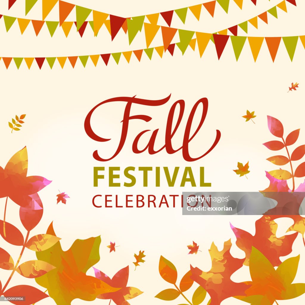 Celebration In Fall Fall Festival Celebration High-Res Vector Graphic - Getty Images