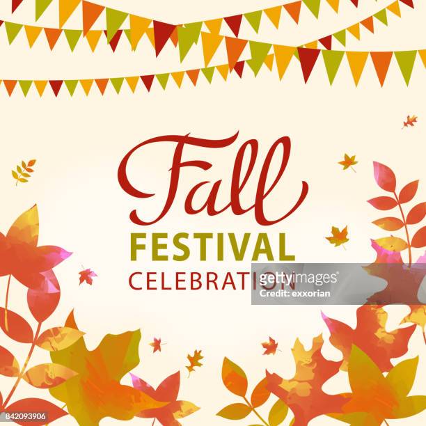 fall festival celebration - traditional festival stock illustrations