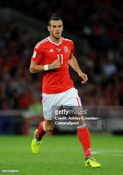 Wales Gareth Bale during the FIFA 2018 World Cup Qualifier between Wales and Austria at Cardiff City Stadium on September 2, 2017 in Cardiff, Wales.