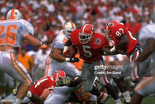 University of Georgia Garrison Hearst in action vs University of Tennessee. Athens, GA 9/12/1992 CREDIT: Jim Gund