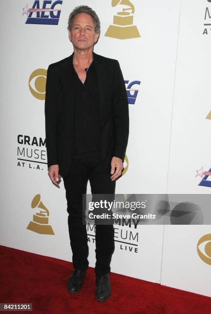 Lindsey Buckingham arrives at the Grammy Nomination Concert Live!! at the Nokia Theatre on December 3, 2008 in Los Angeles, California.