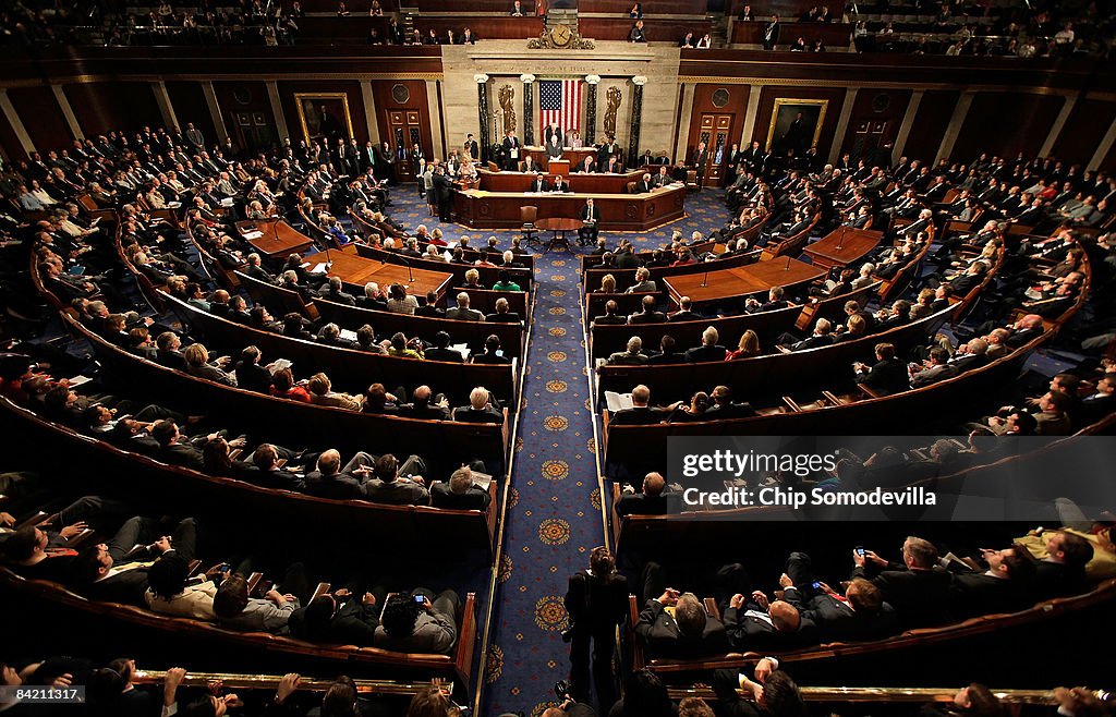 Joint Session Of Congress Tallies Electoral Votes