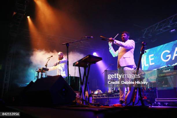 Michael Pope and David McGloughlin of Le Galaxie perform at Electric Picnic Festival at Stradbally Hall Estate on September 2, 2017 in Dublin, .