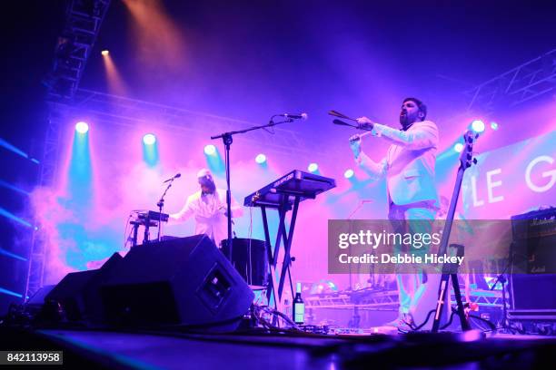 Michael Pope and David McGloughlin of Le Galaxie perform at Electric Picnic Festival at Stradbally Hall Estate on September 2, 2017 in Dublin, .