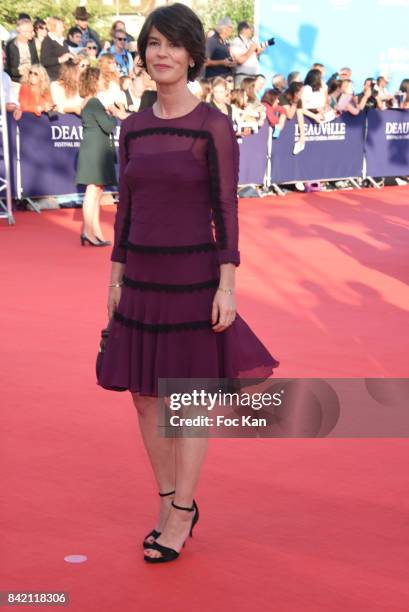 Irene Jacob attends the screening of 'Good Time' Premiere during the 43rd Deauville American Film Festival on September 2, 2017 in Deauville, France....