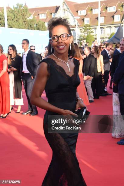 Audrey Pulvar attends the screening of 'Good Time' Premiere during the 43rd Deauville American Film Festival on September 2, 2017 in Deauville,...