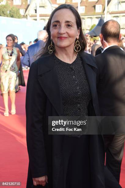 Dominique Blanc attends the screening of 'Good Time' Premiere during the 43rd Deauville American Film Festival on September 2, 2017 in Deauville,...