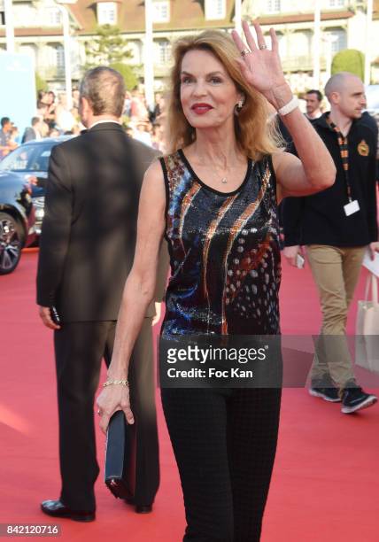 Cyrielle Claire attends the screening of 'Good Time' Premiere during the 43rd Deauville American Film Festival on September 2, 2017 in Deauville,...