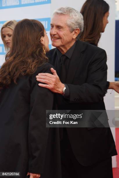 Claude Lelouch attends the screening of 'Good Time' Premiere during the 43rd Deauville American Film Festival on September 2, 2017 in Deauville,...