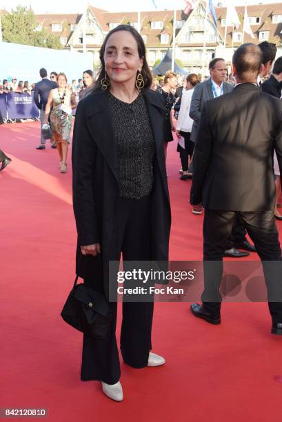 Dominique Blanc attends the screening of 'Good Time' Premiere during the 43rd Deauville American Film Festival on September 2, 2017 in Deauville,...