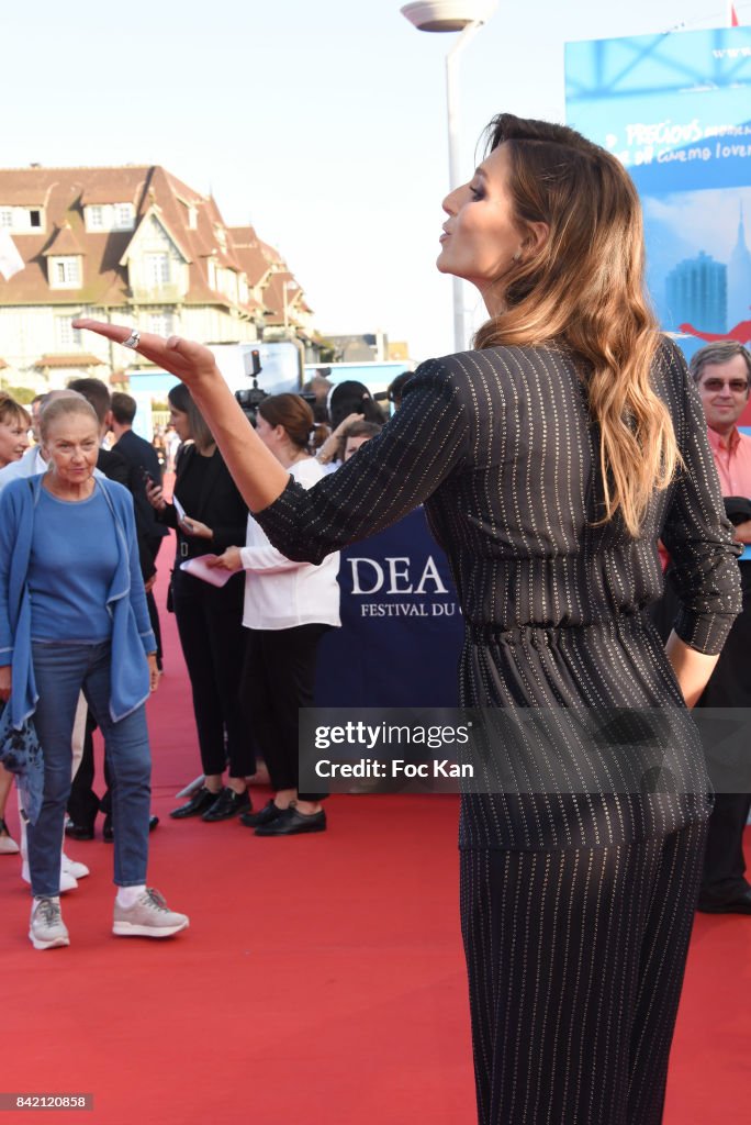 Laury Thilleman attends the screening of 'Good Time' Premiere during