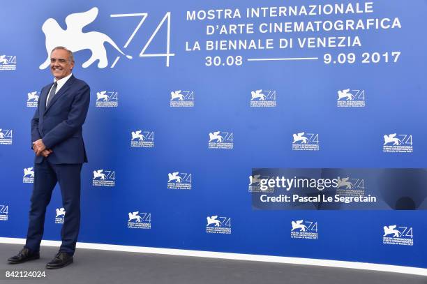 Festival director Alberto Barbera attends the 'Biennale College Cinema' photocall during the 74th Venice Film Festival at Sala Casino on September 3,...