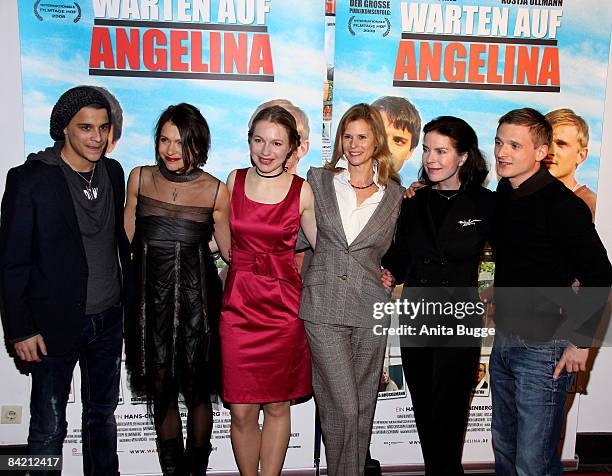 : Actor Kostja Ullmann, actress Jana Pallaske, actress Anna Brueggemann, actress Leslie Malton, actress Gudrun Landgrebe and actor Florian Lukas...