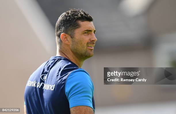 Wales , United Kingdom - 2 September 2017; Rob Kearney of Leinster ahead of the Guinness PRO14 Round 1 match between Dragons and Leinster at Rodney...