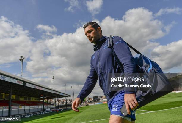 Wales , United Kingdom - 2 September 2017; Rob Kearney of Leinster ahead of the Guinness PRO14 Round 1 match between Dragons and Leinster at Rodney...