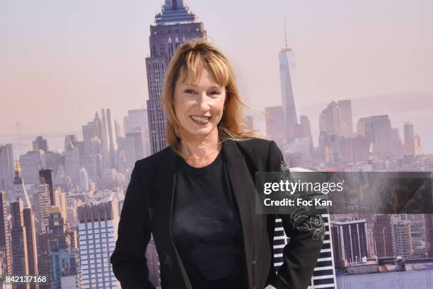 Emmanuelle Bercot poses sat the Revelations Jury photocall during the 43rd Deauville American Film Festival on September 2. 2017 in Deauville. France.