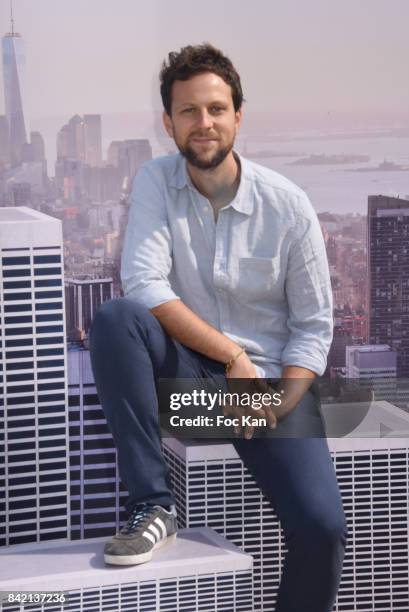 Pierre Rochefort poses at the Revelations Jury photocall during the 43rd Deauville American Film Festival on September 2. 2017 in Deauville. France.