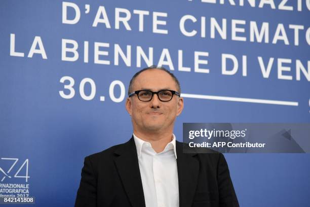 Director Stephen Nomura Schible attends the photocall of the movie "Ryuichi Sakamoto : Coda" presented out of competition at the 74th Venice Film...