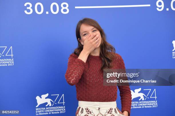 Anais Demoustier attends the 'The House By The Sea ' photocall during the 74th Venice Film Festival on September 3, 2017 in Venice, Italy.