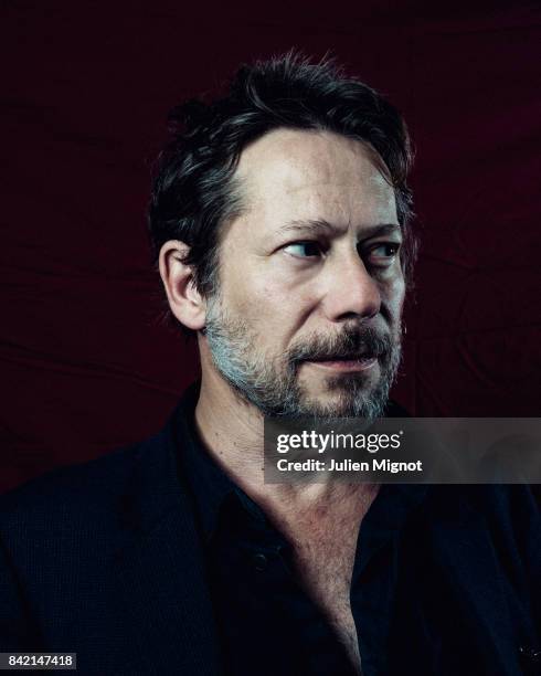 Actor Mathieu Amalric is photographed for L'Express on August 21, 2017 in Paris, France.