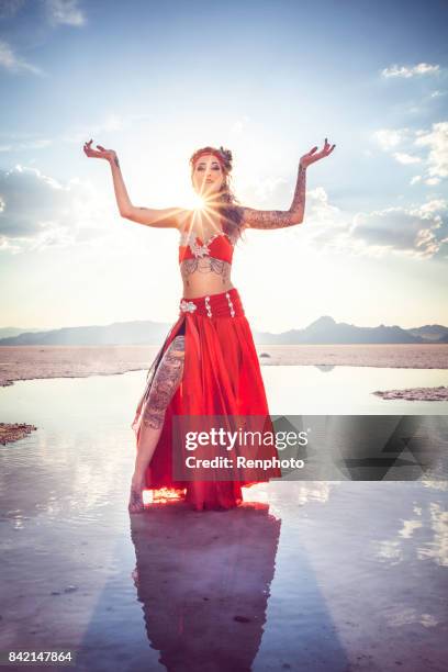beautiful belly dancer portrait - renphoto stock pictures, royalty-free photos & images