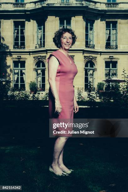 French Minister of Labour Muriel Penicaud is photographed for L'Obs on August 23, 2017 in Paris, France.