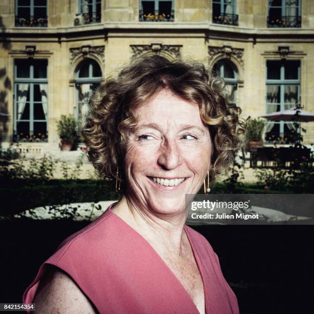 French Minister of Labour Muriel Penicaud is photographed for L'Obs on August 23, 2017 in Paris, France.