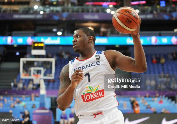 Kevin Seraphin of France during the FIBA Eurobasket 2017 Group A match between France and Iceland on September 3, 2017 in Helsinki, Finland.