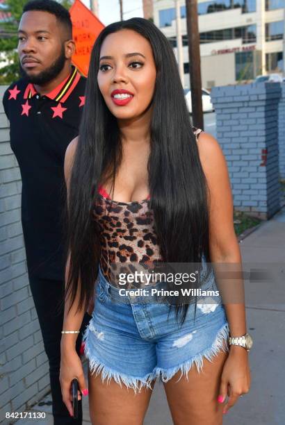 Angela Simmons attends 2017 Luda Day Party at Elleven45 on September 2, 2017 in Atlanta, Georgia.