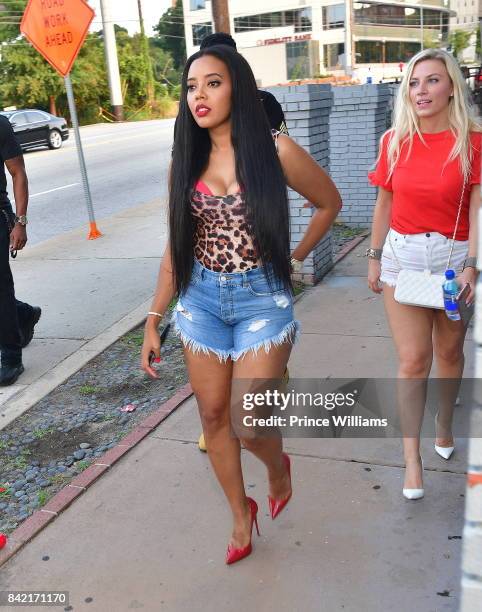 Angela Simmons attends 2017 Luda Day Party at Elleven45 on September 2, 2017 in Atlanta, Georgia.