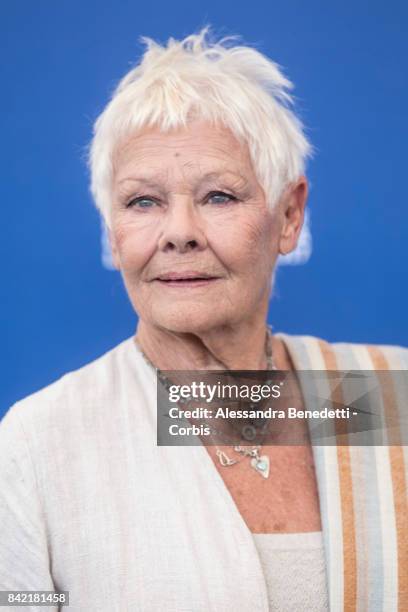 Judi Dench attends the 'Victoria & Abdul And Jaeger-LeCoultre' photocall during the 74th Venice Film Festival at Sala Casino on September 3, 2017 in...