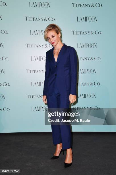 Jasmine Trinca attends Keep On Shining Party - Tiffany and Co. For Lampoon Magazine at Conservatorio Di Venezia on September 2, 2017 in Venice, Italy.