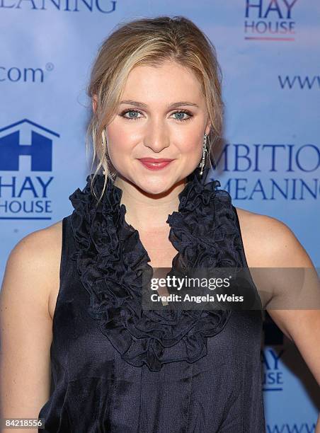 Katherine Bailess attends the premiere of 'Ambition To Meaning' presented by Dr. Wayne W. Dyer held at the Lloyd E. Rigler Theater at the Egyptian on...