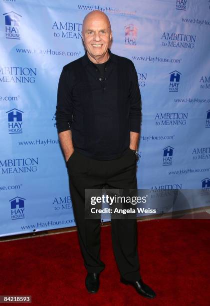 Author Dr. Wayne W. Dyer attends the premiere of 'Ambition To Meaning' held at the Lloyd E. Rigler Theater at the Egyptian on January 8, 2009 in Los...