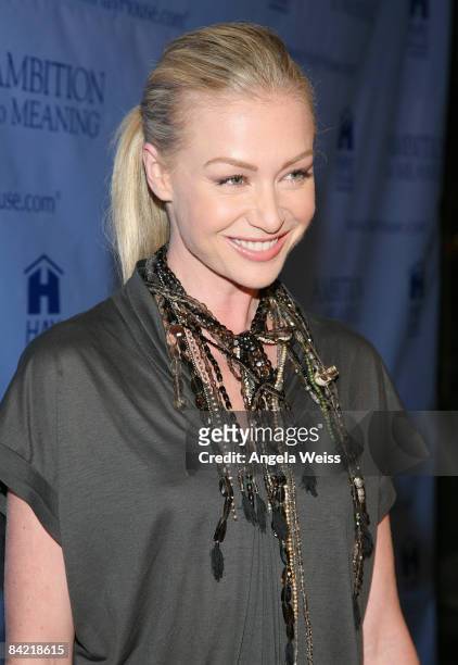 Actress Portia de Rossi attends the premiere of 'Ambition To Meaning' presented by Dr. Wayne W. Dyer held at the Lloyd E. Rigler Theater at the...