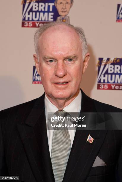Lt. Gen. Thomas McInerney attends salute to Brit Hume at Cafe Milano on January 8, 2009 in Washington, DC.