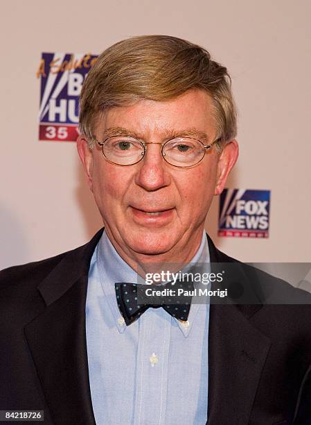 George Will attends salute to Brit Hume at Cafe Milano on January 8, 2009 in Washington, DC.