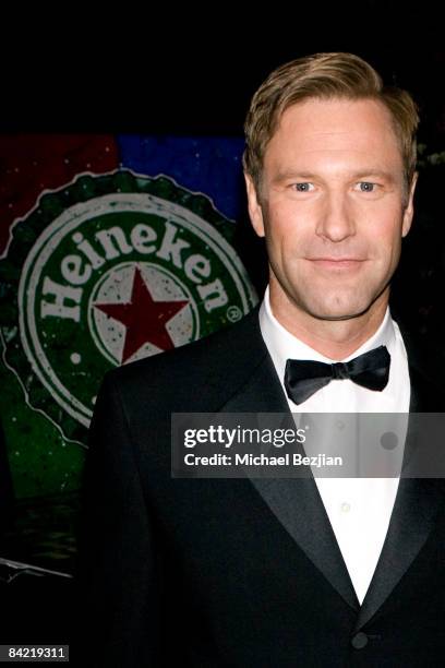 Aaron Eckhart attends The 14th Annual Critics' Choice Awards at Santa Monica Civic Auditorium on January 8, 2009 in Santa Monica, California.