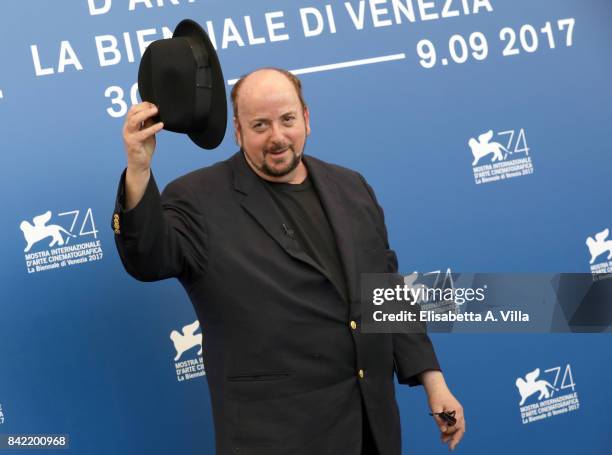 James Toback attends the 'The Private Life Of A Modern Woman' Cinema photocall during the 74th Venice Film Festival on September 3, 2017 in Venice,...