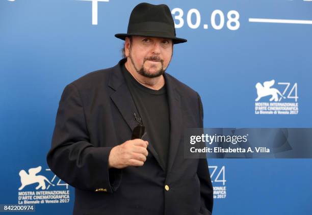 James Toback attends the 'The Private Life Of A Modern Woman' Cinema photocall during the 74th Venice Film Festival on September 3, 2017 in Venice,...