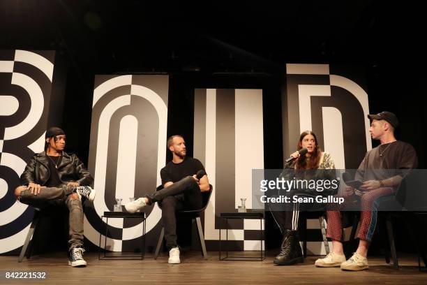 Rapper Kelvyn Colt, Florian Reichelsdorfer of Adidas Originals, Ottolinger designer Cosima Gadient and Highsnobiety Editorial Director Brock...
