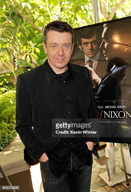 Writer Peter Morgan arrives at the AFI Awards 2008 held at the Four Seasons Hotel on January 9, 2009 in Los Angeles, California.