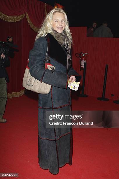 Olivia Adriaco attends the "Gala de la Presse" organised by the Action Innocence Association on January 9, 2009 in Chapiteau of Phoenix Circus in...