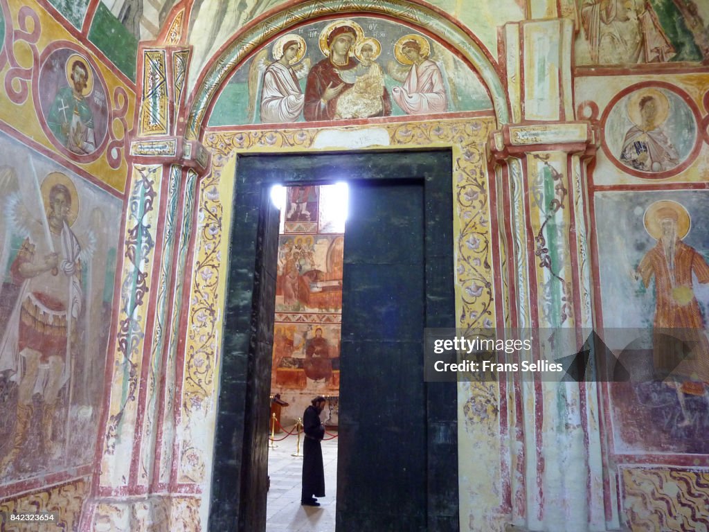 Interior of the Church of the Nativity of the Virgin, Gelati Monastery, Georgia