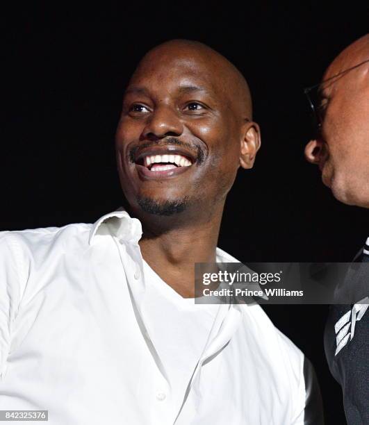 Tyrese and Vin Diesel attend Luda birthday celebration at Compound on September 3, 2017 in Atlanta, Georgia.